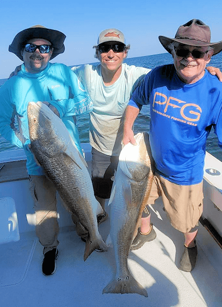 Cape Hatteras offers fishing for great big red drum every spring.